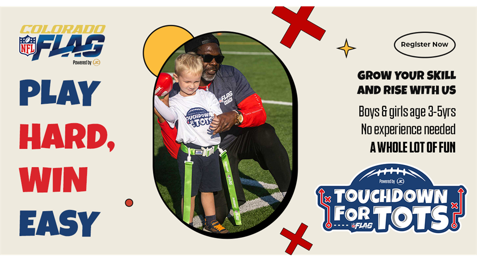 Touchdown for Tots Spring Registration